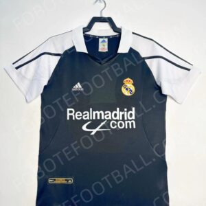 01/02 Real Madrid Away Retro Football Jersey