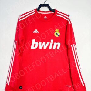 11/12 Real Madrid 2nd Away Retro Football Jersey Long sleeves