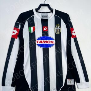 02/03 Juventus Home Retro Football Jersey Long sleeves