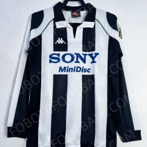 97/98 Juventus Home Retro Football Jersey Long sleeves