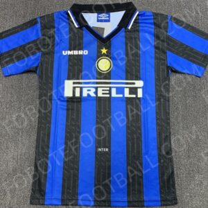 97/98 Internazionale Milano Home Retro Football Jersey