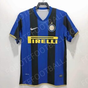 08/09 Internazionale Milano Home Retro Football UEFA