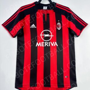 03/04 AC Milan Home Retro Football Jersey