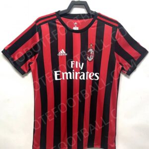 17/18 AC Milan Home Retro Football Jersey