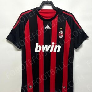 08/09 AC Milan Home Retro Football Jersey
