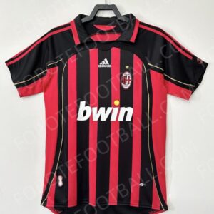 06/07 AC Milan Home Retro Football Jersey