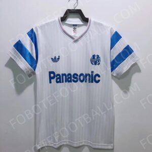 1990 Marseille Home Retro Football Jersey