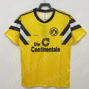 1989 Dortmund Home Retro Football Jersey