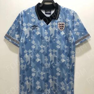 1990 England 2nd Away Retro Football Jersey