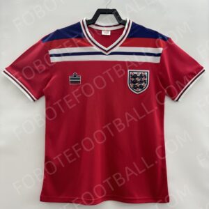 1982 England Away Retro Football Jersey