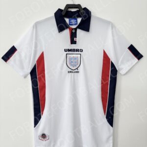 1998 England Home Retro Football Jersey
