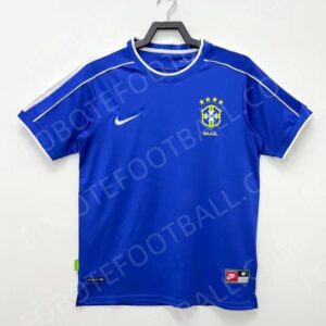 1998 Brazil Away Retro Football Jersey