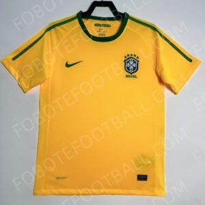 2010 Brazil Home Retro Football Jersey