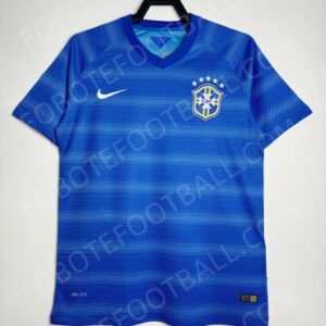 2014 Brazil Away Retro Football Jersey