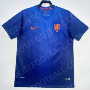 2014 Netherlands Away Retro Football Jersey
