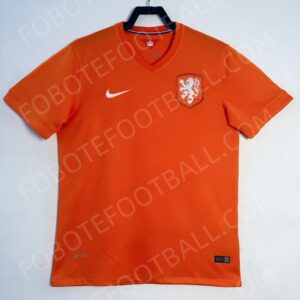 2014 Netherlands Home Retro Football Jersey