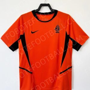 2002 Netherlands Home Retro Football Jersey