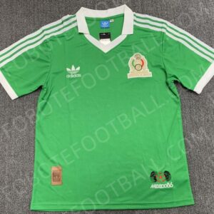 1986 Mexico Home Retro Football Jersey