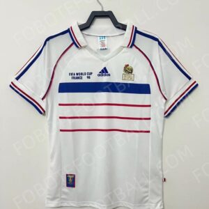 1998 France Away Retro Football Jersey