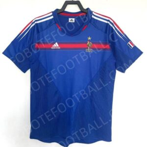 2004 France Home Retro Football Jersey