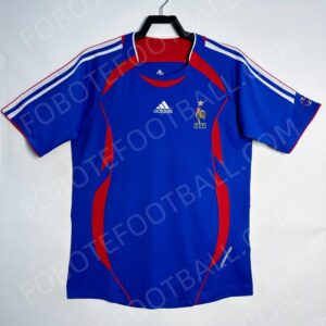 2006 France Home Retro Football Jersey