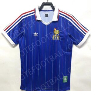 1982 France Home Retro Football Jersey