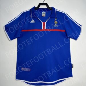 2000 France Home Retro Football Jersey