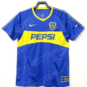 03/04 Boca Juniors Home Retro Football Jersey