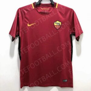 17/18 Roma Home Retro Football Jersey