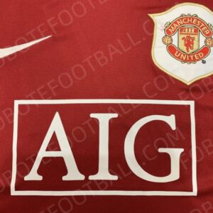 06/07 Manchester United Home Retro Football Jersey