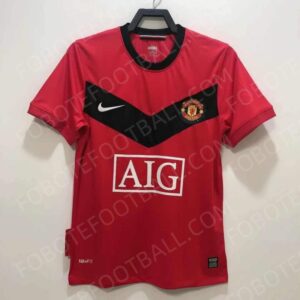 2010 Manchester United Home Retro Football Jersey