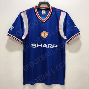 1985 Manchester United Away Retro Football Jersey