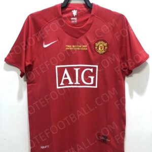 07/08 Manchester United UEFA Home Retro Football Jersey