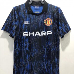1993 Manchester United Away Retro Football Jersey