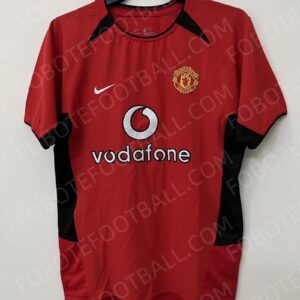 02/04 Manchester United Home Retro Football Jersey