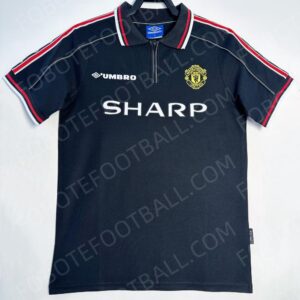 98/99 Manchester United 2nd Away Retro Football Jersey