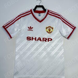 86/88 Manchester United Away Retro Football Jersey