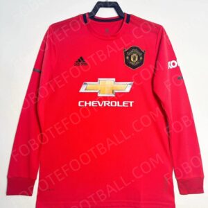 19/20 Manchester United Home Retro Football Jersey Long sleeves