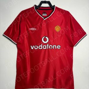 00/02 Manchester United Home Retro Football Jersey