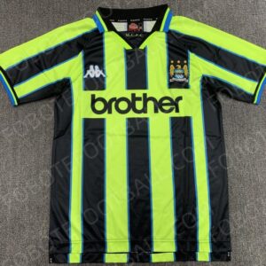 98/99 Manchester City Away Retro Football Jersey