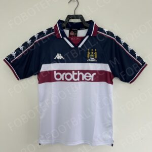 97/98 Manchester City Away Retro Football Jersey