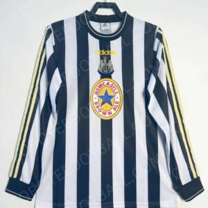 97/98 Newcastle Home Retro Football Jersey Long sleeves