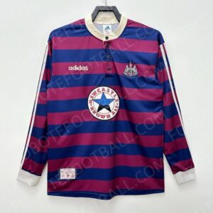 95/96 Newcastle Away Retro Football Jersey Long sleeves