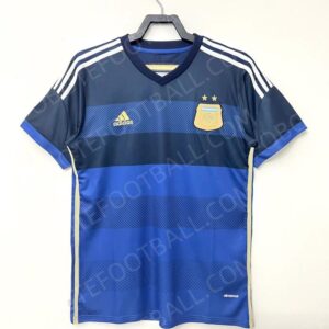 2014 Argentina Away Retro Football Jersey