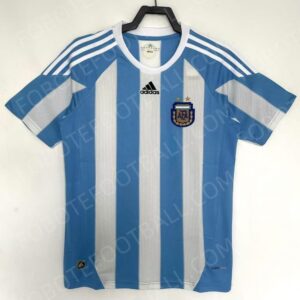 2010 Argentina Home Retro Football Jersey
