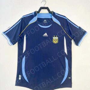 2006 Argentina Away Retro Football Jersey