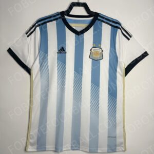 2014 Argentina Home Retro Football Jersey