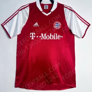 03/04 Bayern Home Retro Football Jersey