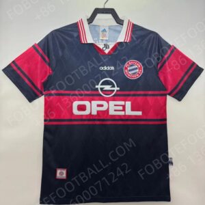97/98 Bayern Home Retro Football Jersey Short sleeves and long sleeves