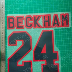 Manchester United Retro Player Nameset Printing Flock Collection